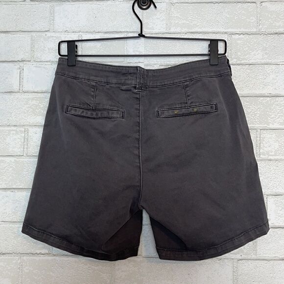 Anthropologie Relaxed Chino Shorts Gray 27 - Picture 3 of 6